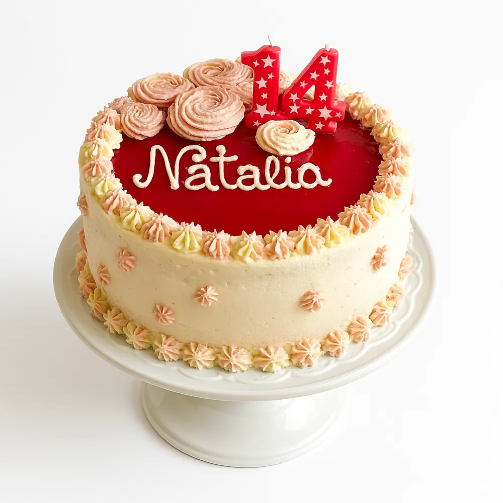 Tort owocowy z kiwi i truskawkami