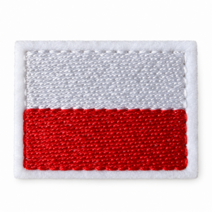 HAFTOWANY KOTYLION narodowy patriotyczny FLAGA POLSKI