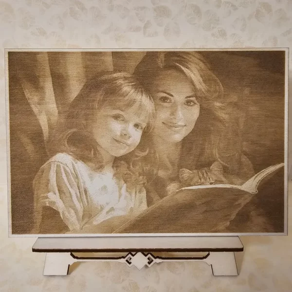 grawer na drewnie sklejce laser grawerowane zdjecie 18x13 cm marka bez marki z