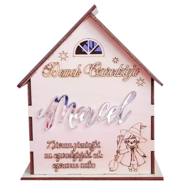 skarbonka puzzle 3d domek czarodzieja