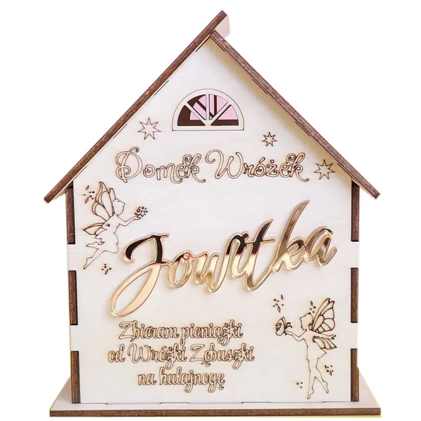 skarbonka puzzle 3d domek wrozek