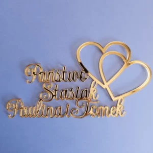 Topper Państwo nazwisko imiona