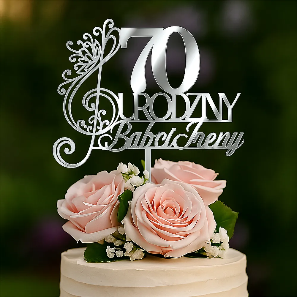 Toppery na urodziny i wesele-artday laser cnc - toppery dekoracje i pamiątki z grawerem