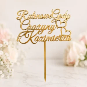 Toppery na rocznicę ślubu, toppery rocznicowe